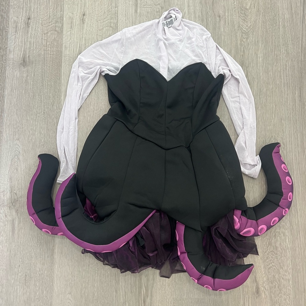 Disney Black & Purple Ursula Tentacle Costume Dress